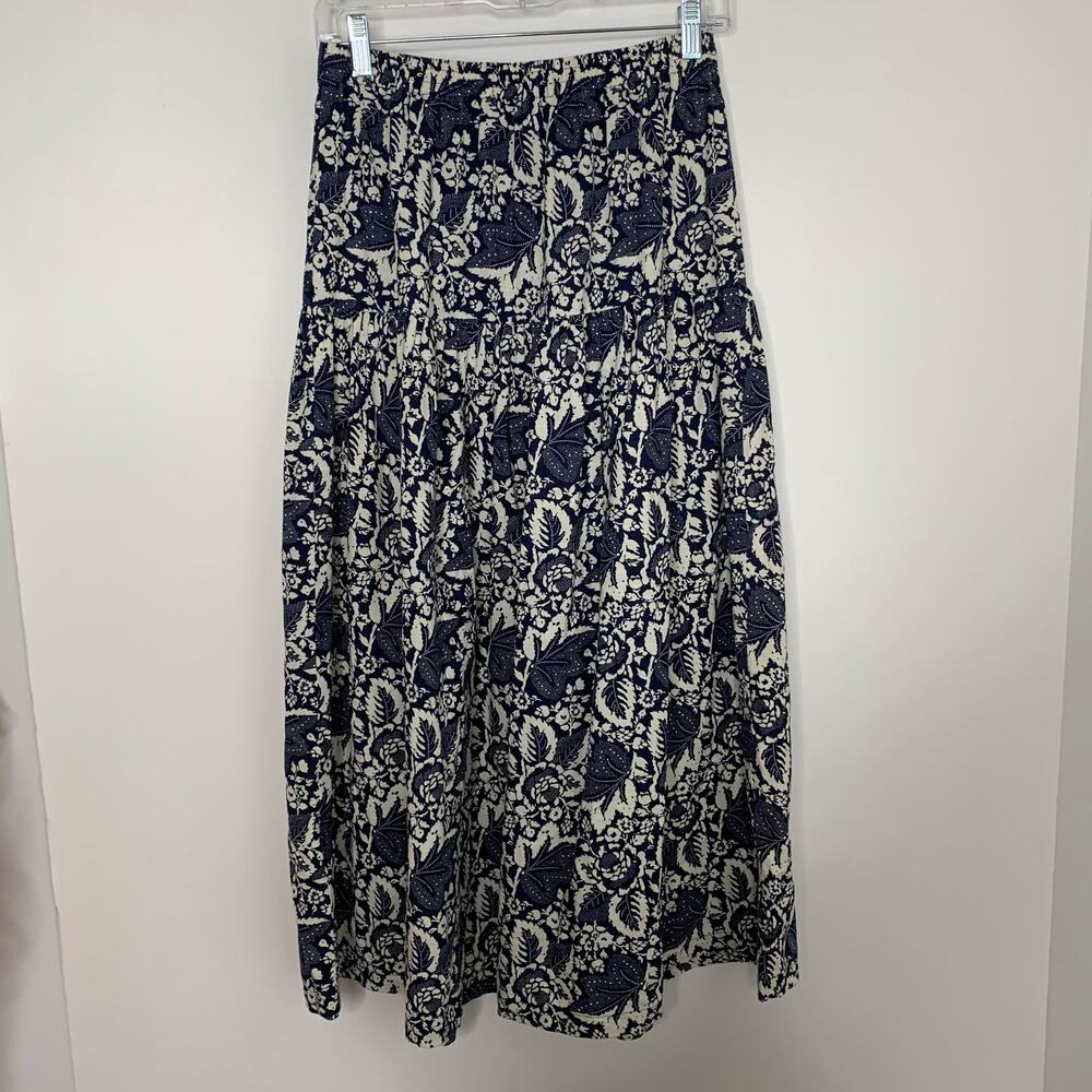 The Great Boating Skirt Navy Falling Leaves Women’s New Small - Picture 3 of 16